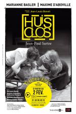 Huis Clos, avec Marianne Basler et Maxime d'Aboville 